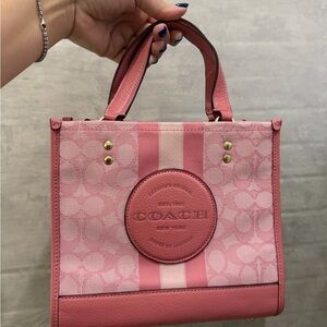 Coach Pink Signature Tote Bag – Authentic